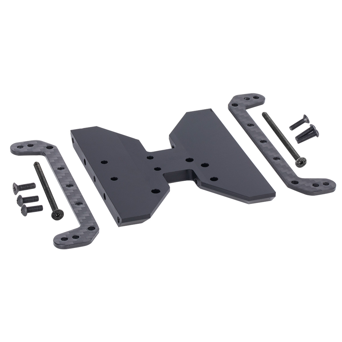 Crepe Pan Carbon - แผ่นกันกระแทกใต้ท้องรถคาร์บอนไฟเบอร์ สำหรับรถบังคับวิทยุ 1/10 RC Crawler รุ่น