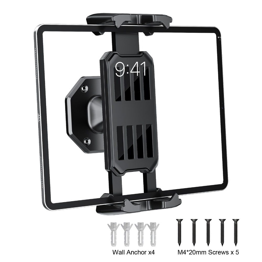 Taco Stand Holder - ที่ยึดโทรศัพท์ติดผนัง ที่วางแท็บเล็ต ปรับระดับได้ หมุนได้ 360 องศา