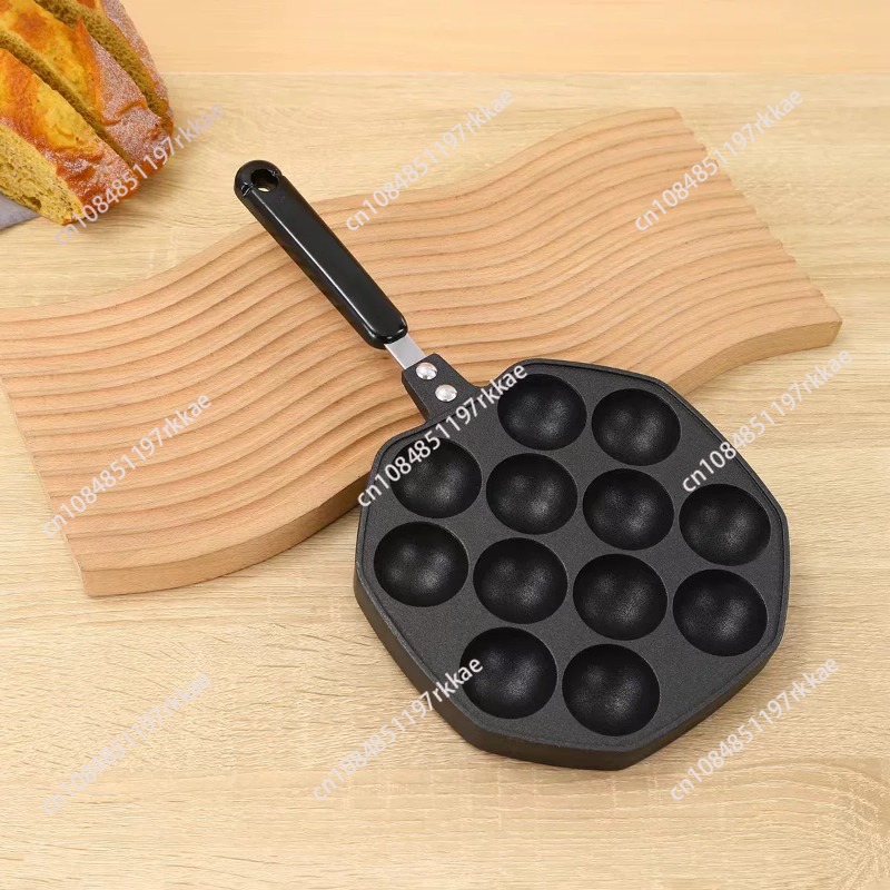 Takoyaki Grill Plate - กระทะทาโกะยากิ 12 หลุม กระทะทำทาโกะยากิ อลูมิเนียมอัลลอยด์ กระทะย่างเคลือบกันติด