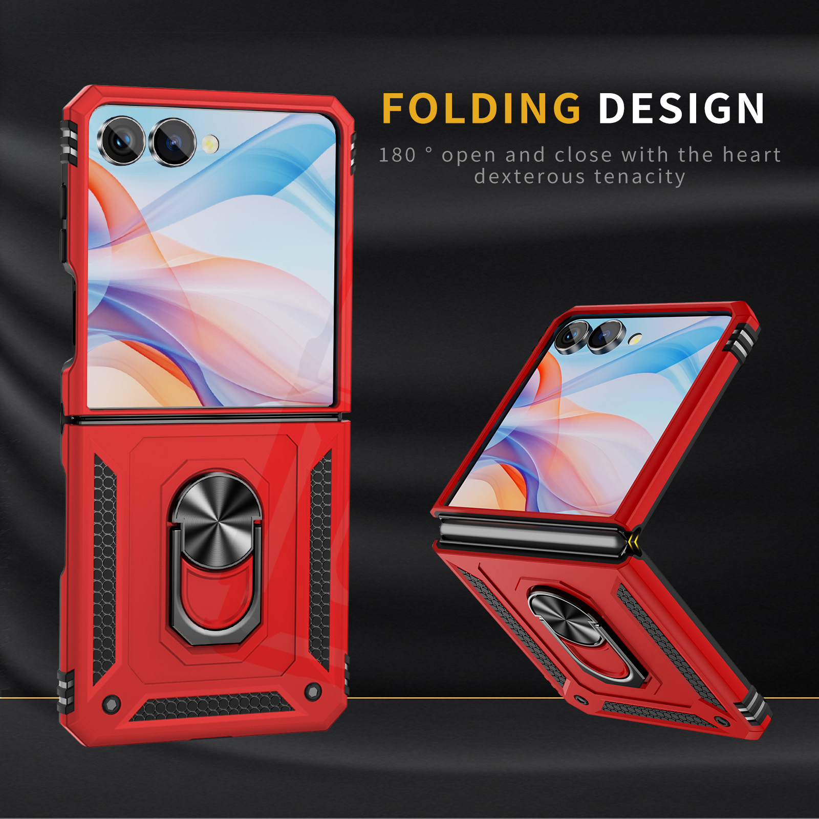 Taco Stand Holder - เคสโทรศัพท์กันกระแทกเกรดทหารสำหรับ Samsung Galaxy Z Flip 7