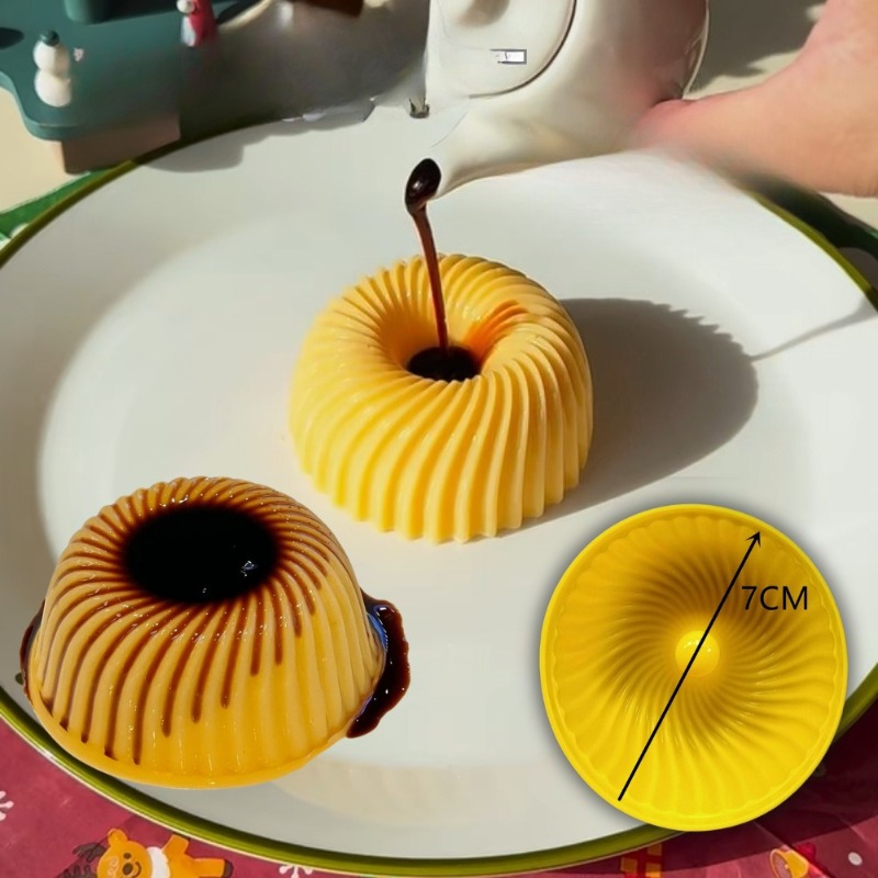 Donut Mold Silicone - ซิลิโคน Crème Brûlée Cupcake มัฟฟิน Donut
