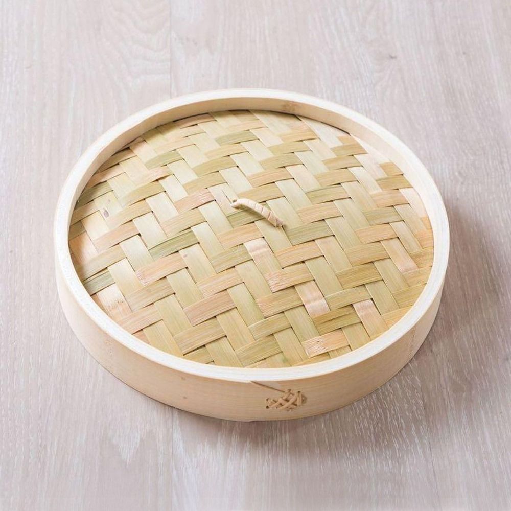 Bao Steamer Bamboo - หม้อนึ่งไผ่แบบจีน หม้อนึ่งสำหรับทำขนมจีบ ซาลาเปา ผัก และของว่างต่างๆ พร้อมฝาปิด