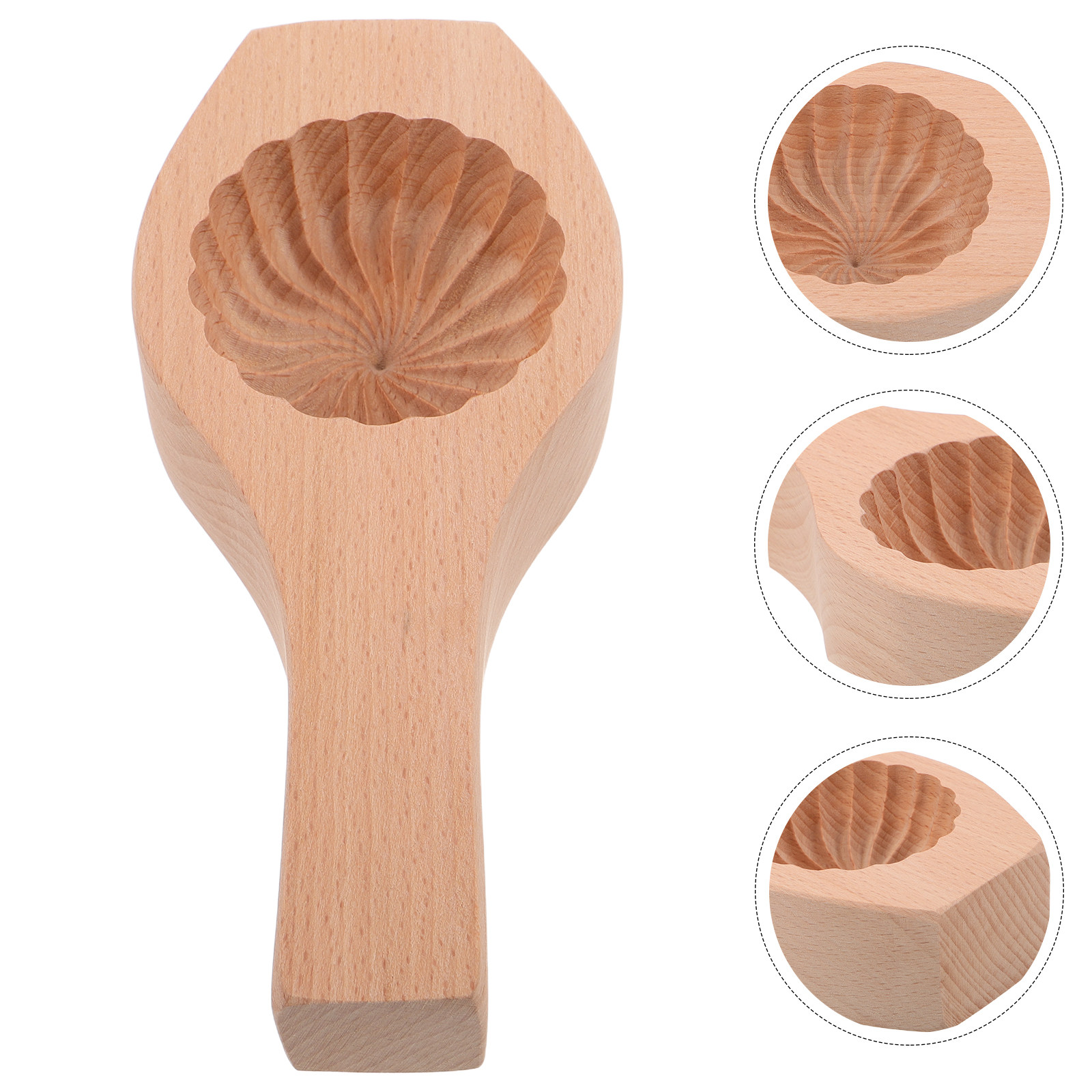 Bao Steamer Bamboo - แม่พิมพ์นึ่งซาลาเปาไม้ไผ่ ขนาด 10.6 นิ้ว ทำมือ อุปกรณ์ทำซาลาเปาสำหรับครัว