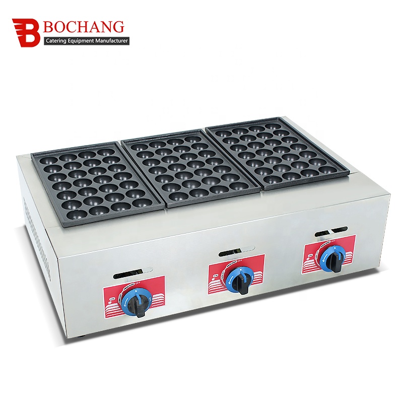 Takoyaki Grill Plate - เครื่องทำวาฟเฟิลไข่แบบมืออาชีพ ใช้แก๊ส 220v แบบไม่ติดกระทะ พร้อมแผ่นทำทาโกะยากิ 3