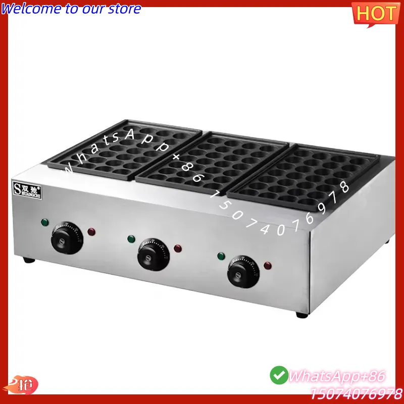 Takoyaki Grill Plate - เครื่องทำทาโกะยากิเชิงพาณิชย์ ปี 2026 เตาอบลูกปลาหมึก พร้อมแผ่นเคลือบกันติด 3