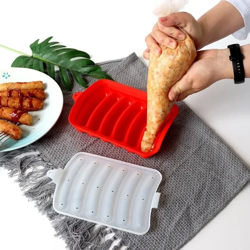 แม่พิมพ์ไส้กรอกซิลิโคนเกรดอาหา - Hot Dog Press บทวิจารณ์และราคา