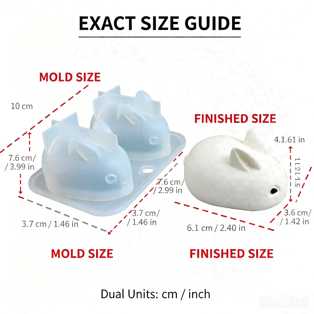แม่พิมพ์ซิลิโคนรูปกระต่าย 3 มิ - Bunny Cake Mold บทวิจารณ์และราคา