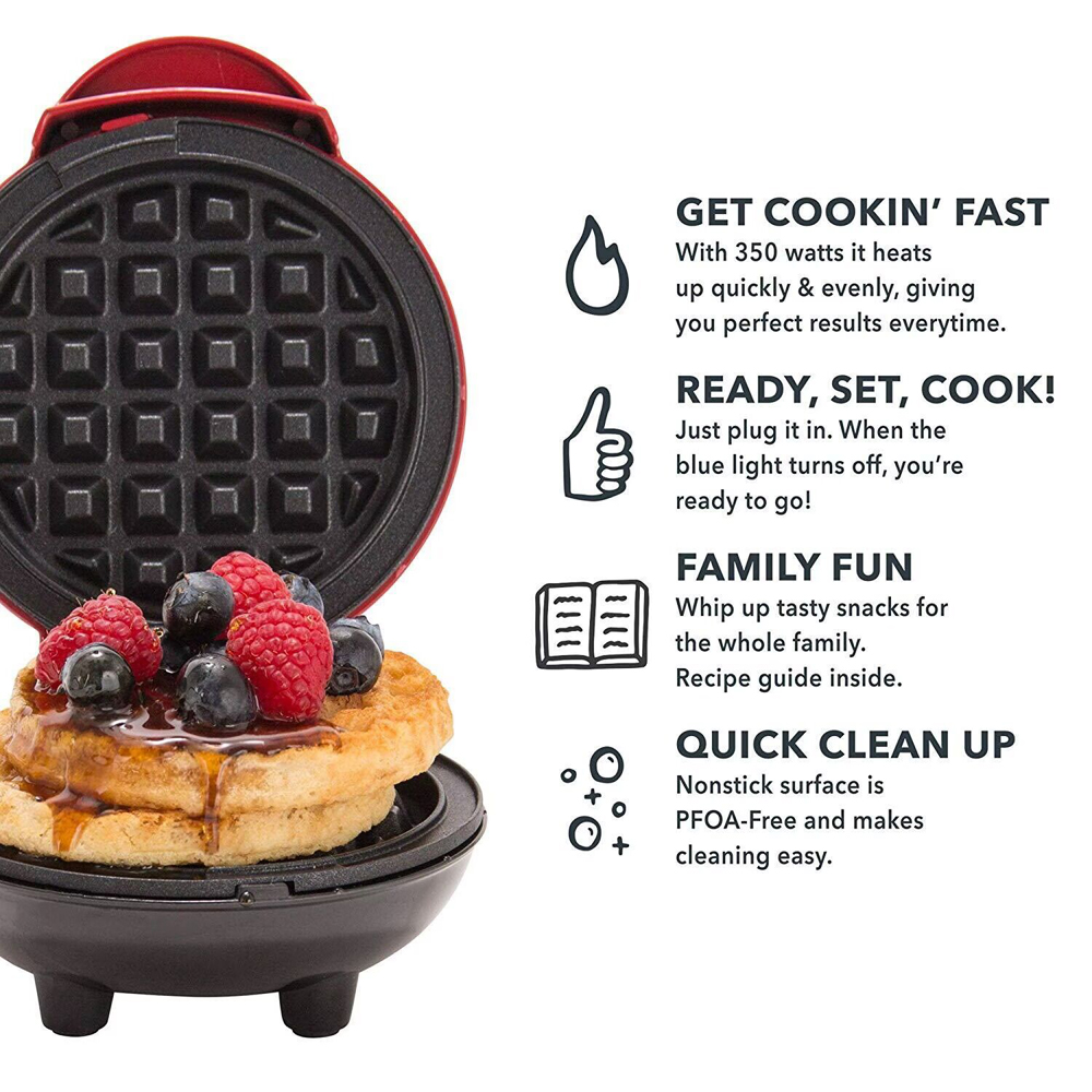 เครื่องทำวาฟเฟิลมินิ เครื่องทำ - Egg Waffle Pan บทวิจารณ์และราคา