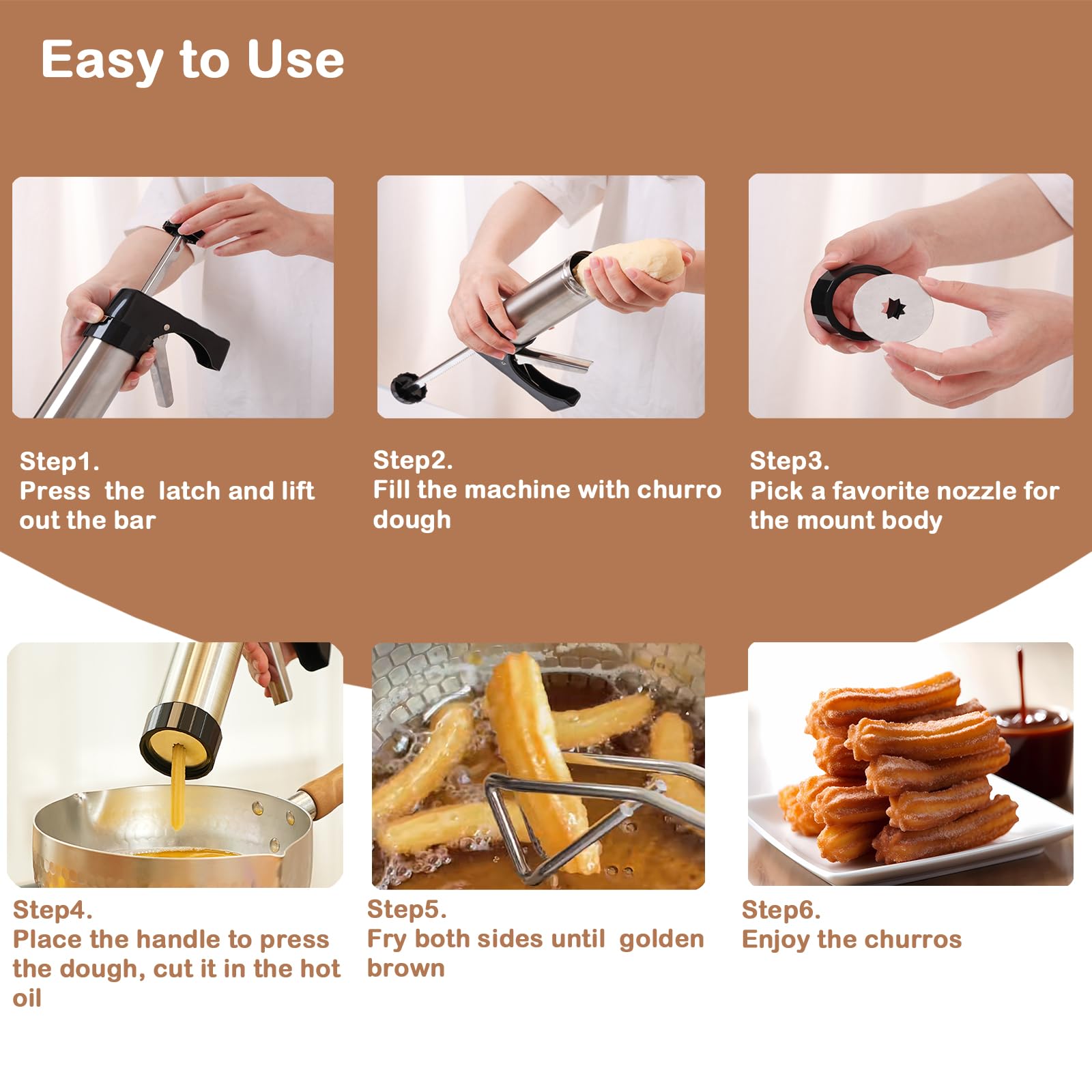 แบบดั้งเดิม Churro Maker เครื่ - Churros Maker Gun บทวิจารณ์และราคา