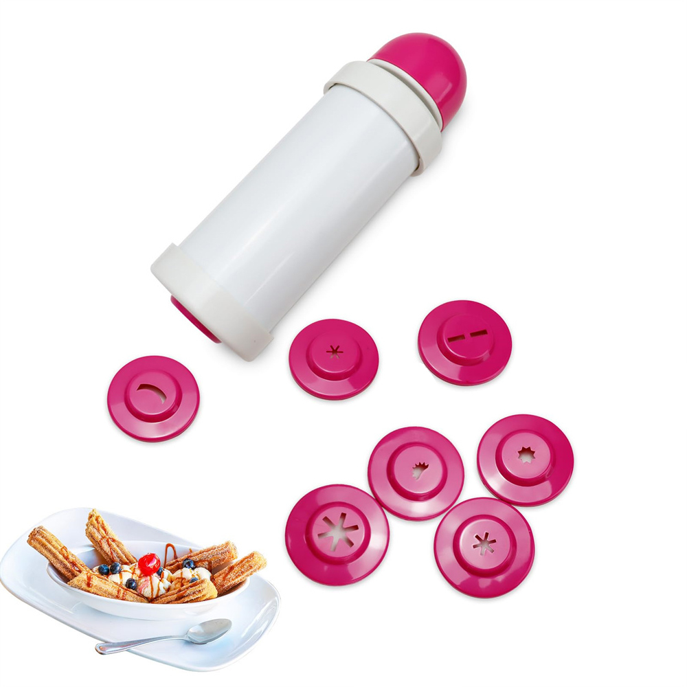 1 PC DIY คู่มือคุกกี้กด Maker  - Churros Maker Gun บทวิจารณ์และราคา