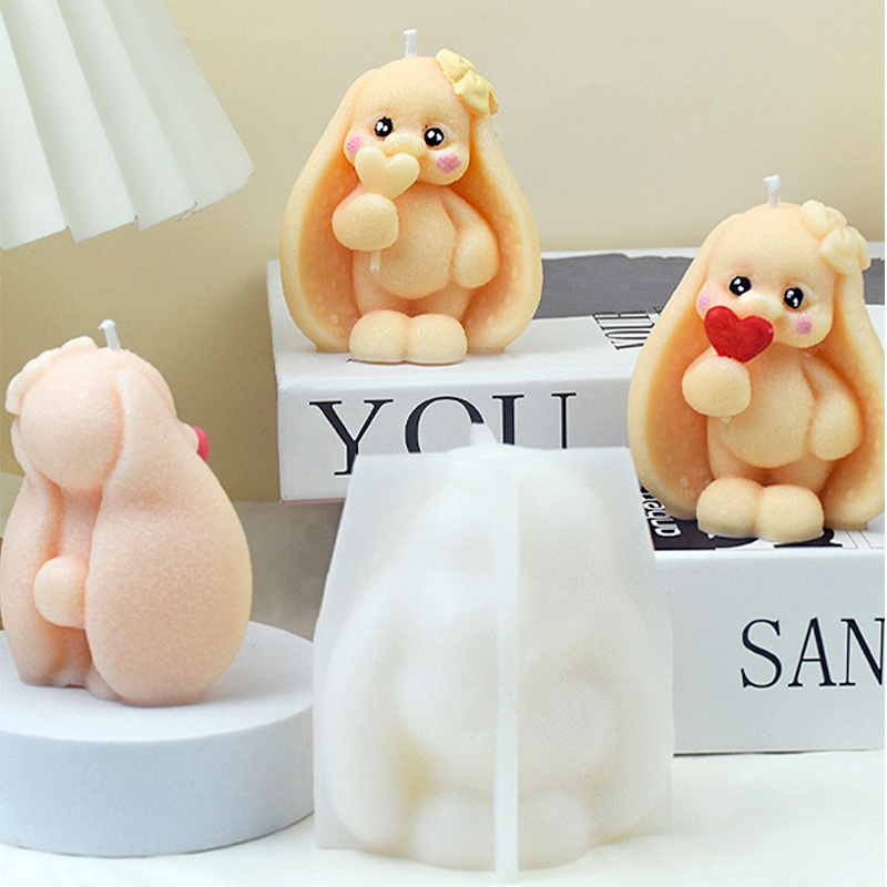 3D กระต่ายหูยาวแม่พิมพ์ซิลิโคน - Bunny Cake Mold บทวิจารณ์และราคา
