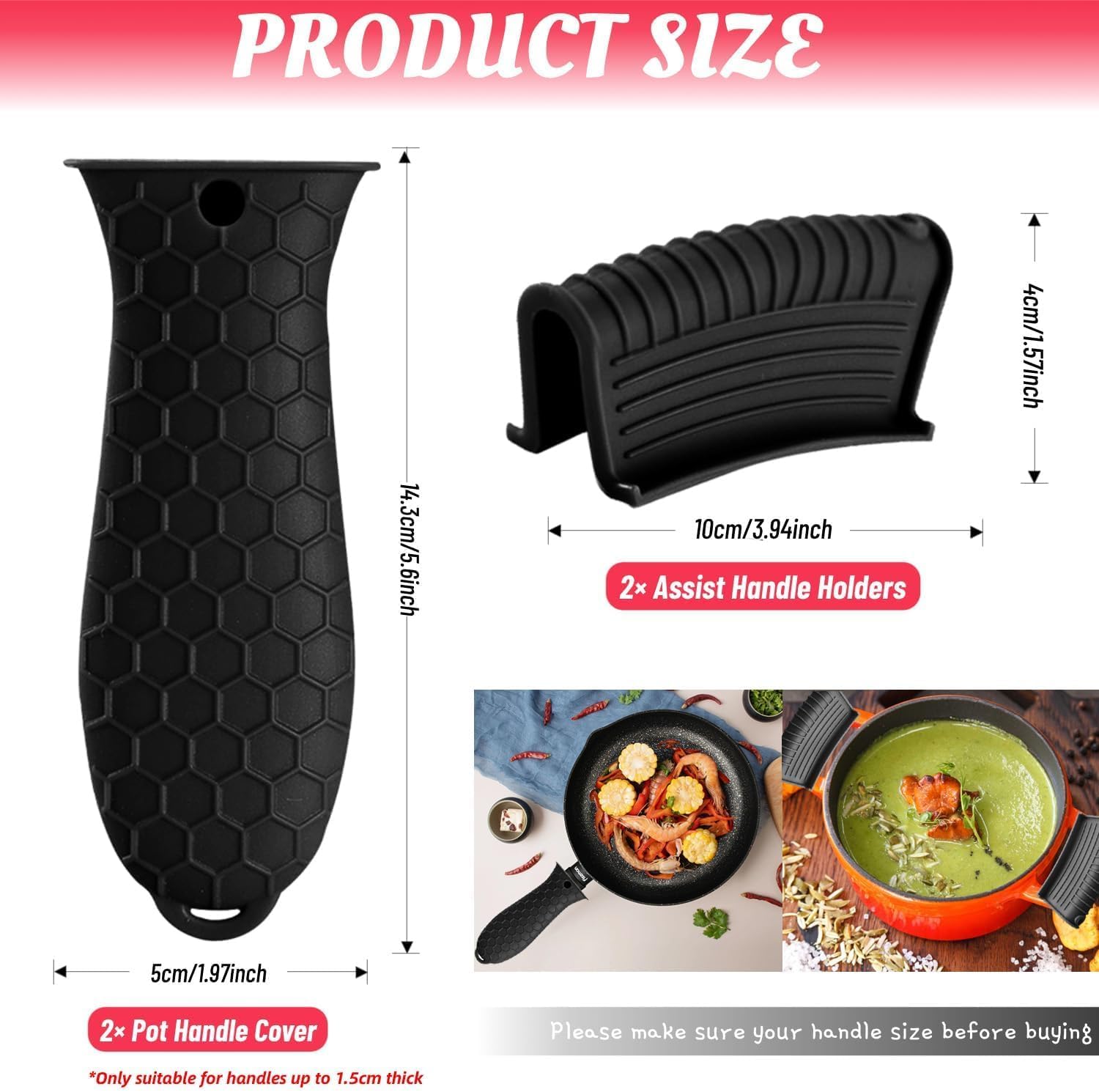 ฝาครอบด้ามจับซิลิโคนทนความร้อน - Cast Iron Corn บทวิจารณ์และราคา