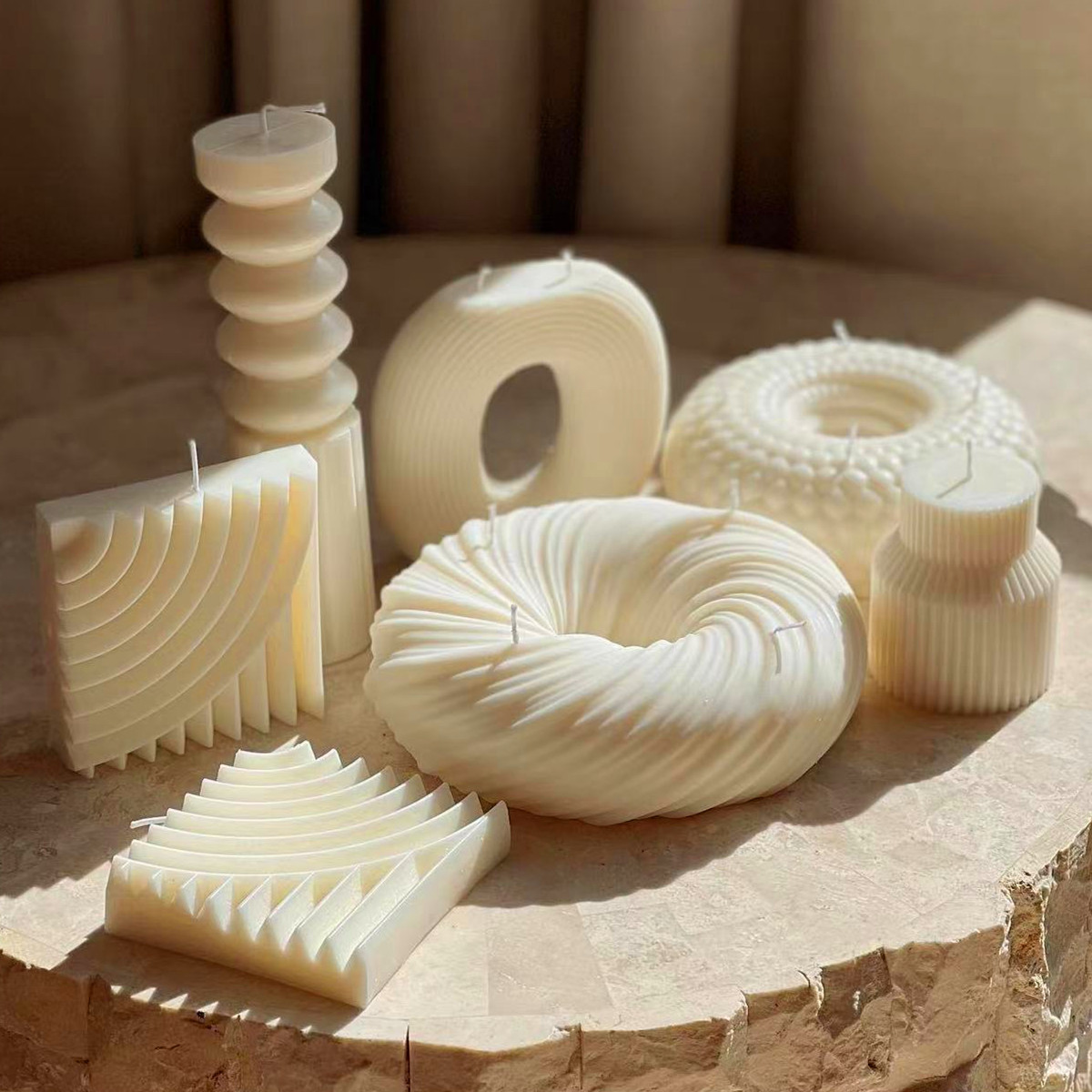Big Donut รูปร่างซิลิโคนเทียนแ - Donut Mold Silicone บทวิจารณ์และราคา