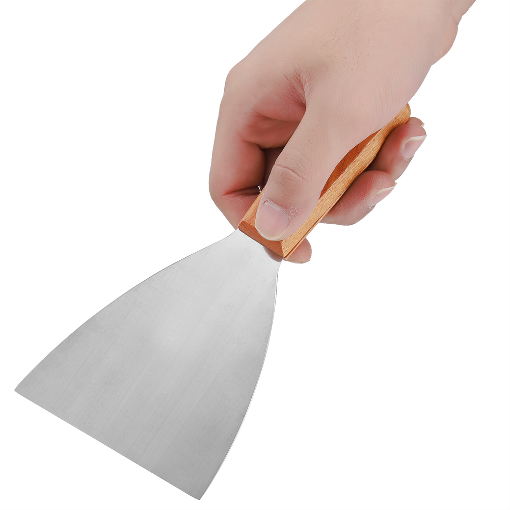 ตะหลิวสแตนเลสเกรดอาหารไม่ติดตะ - Okonomiyaki Spatula บทวิจารณ์และราคา