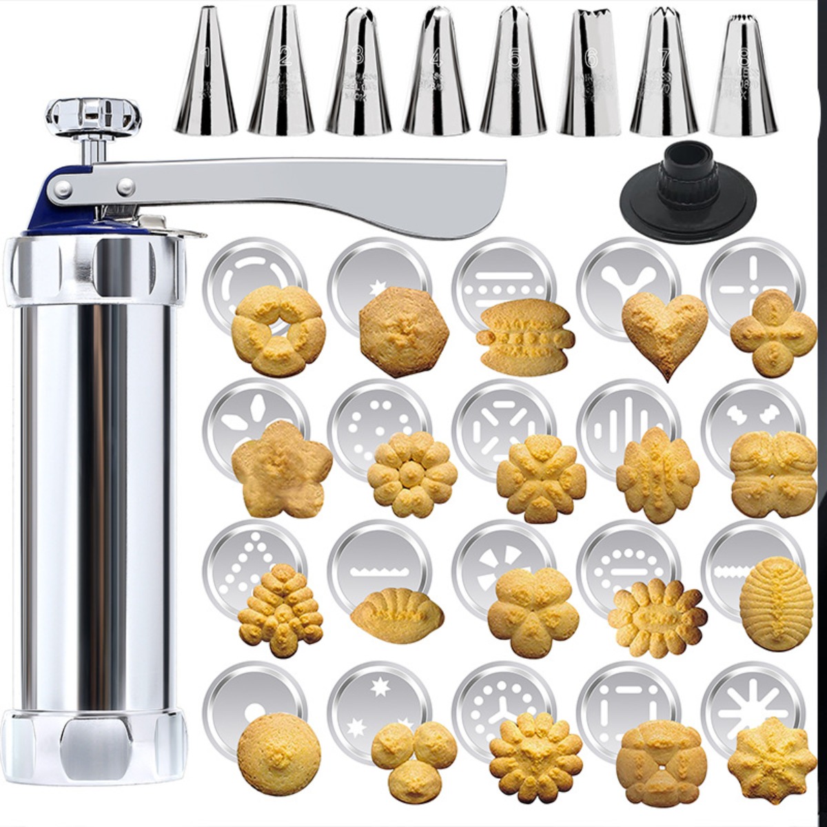 ชุดเครื่องทำคุกกี้สแตนเลสพร้อม - Churros Maker Gun บทวิจารณ์และราคา