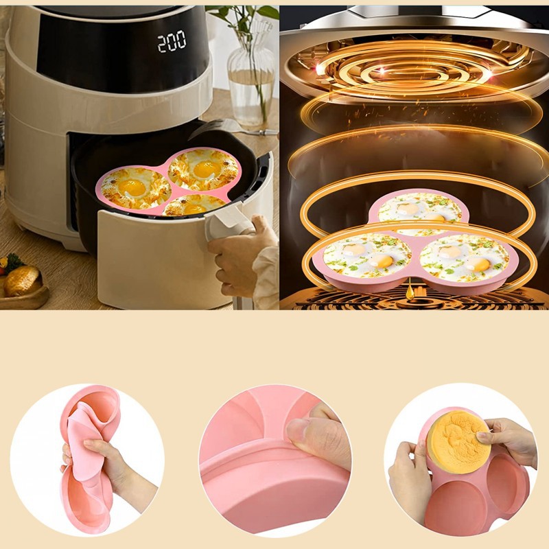 แม่พิมพ์ซิลิโคนสำหรับทอดไข่แบบ - Egg Waffle Pan บทวิจารณ์และราคา