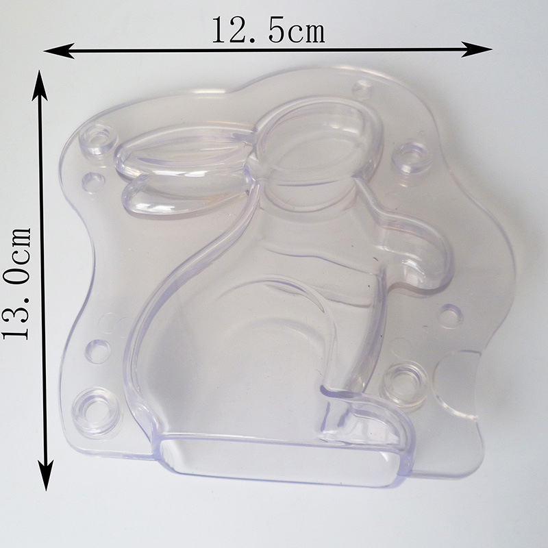 ใหม่ 3D กระต่ายรูปช็อกโกแลต Mo - Bunny Cake Mold บทวิจารณ์และราคา
