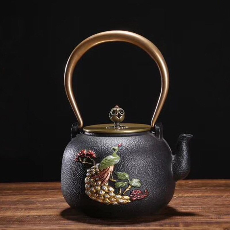 1.4 หม้อชาญี่ปุ่นประณีตพลัมและ - Cast Iron Corn บทวิจารณ์และราคา