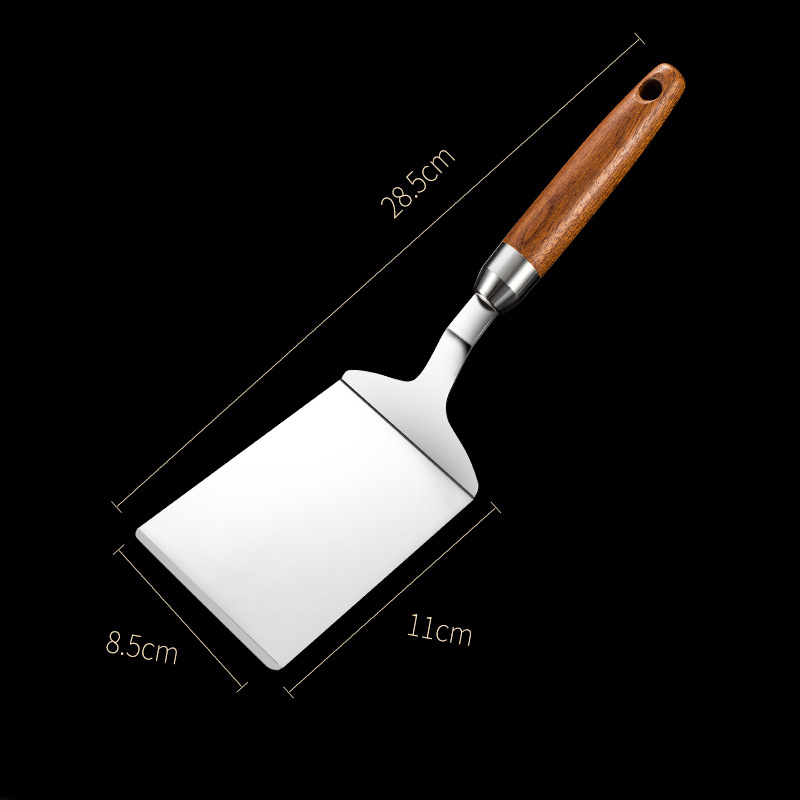 304 สแตนเลสสตีลไม้พายสเต็ก Non - Okonomiyaki Spatula บทวิจารณ์และราคา