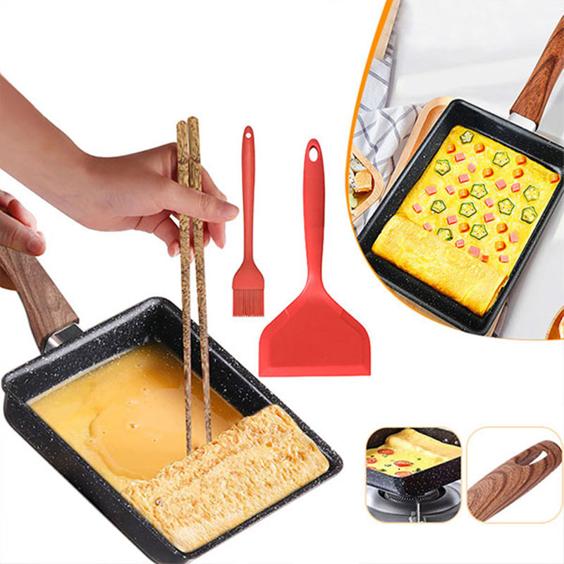 Tamagoyaki ไข่เจียวญี่ปุ่น PAN - Cast Iron Corn บทวิจารณ์และราคา