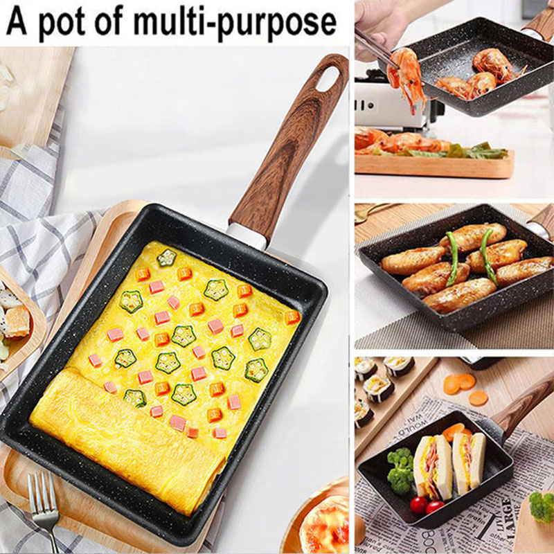 Tamagoyaki ไข่เจียวญี่ปุ่น PAN - Cast Iron Corn บทวิจารณ์และราคา