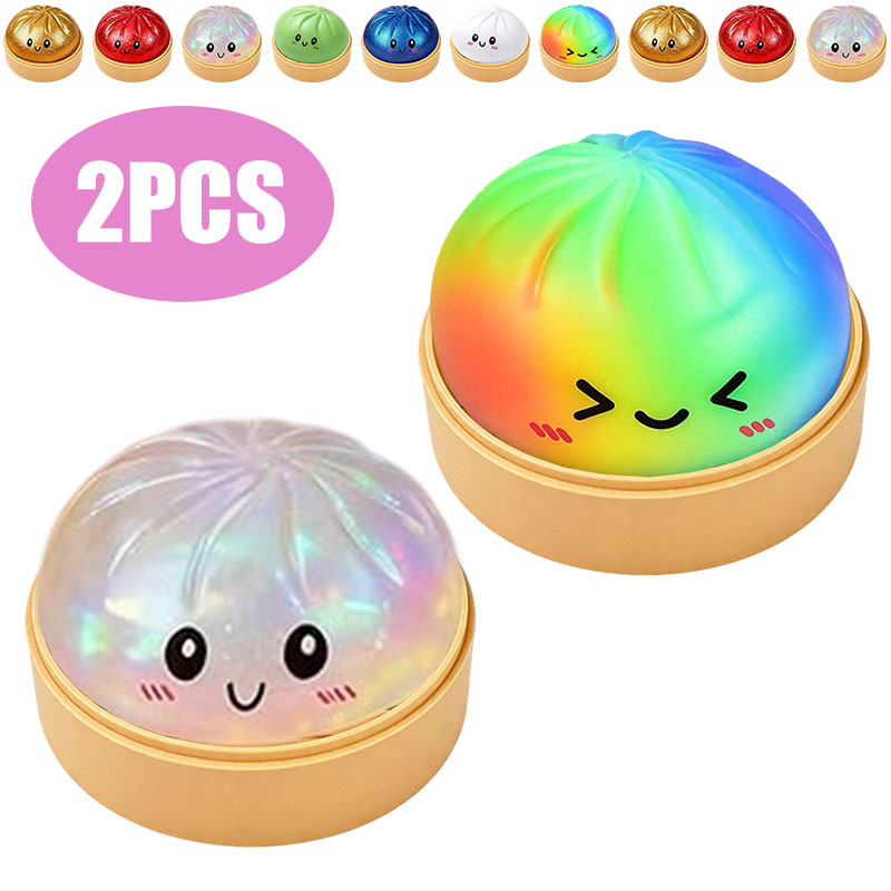 ของเล่นบีบ Bao Bun Squishy พร้ - Bao Steamer Bamboo บทวิจารณ์และราคา