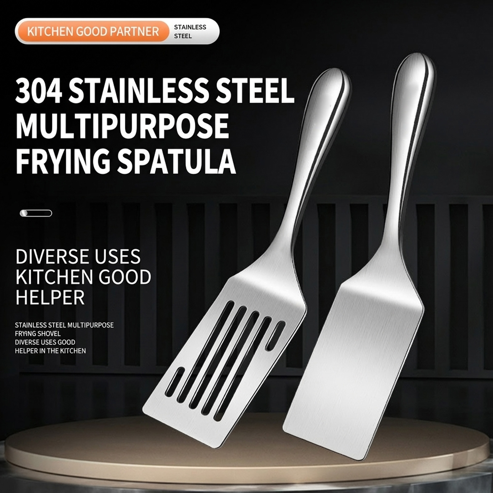 ไม้พายสแตนเลสด้ามสั้น ทนทาน ใช - Okonomiyaki Spatula บทวิจารณ์และราคา