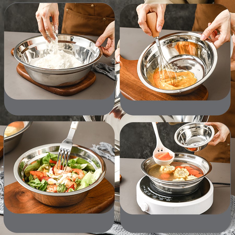 ชามก๋วยเตี๋ยวเหล็กกล้าไร้สนิม  - Dim Sum Basket บทวิจารณ์และราคา