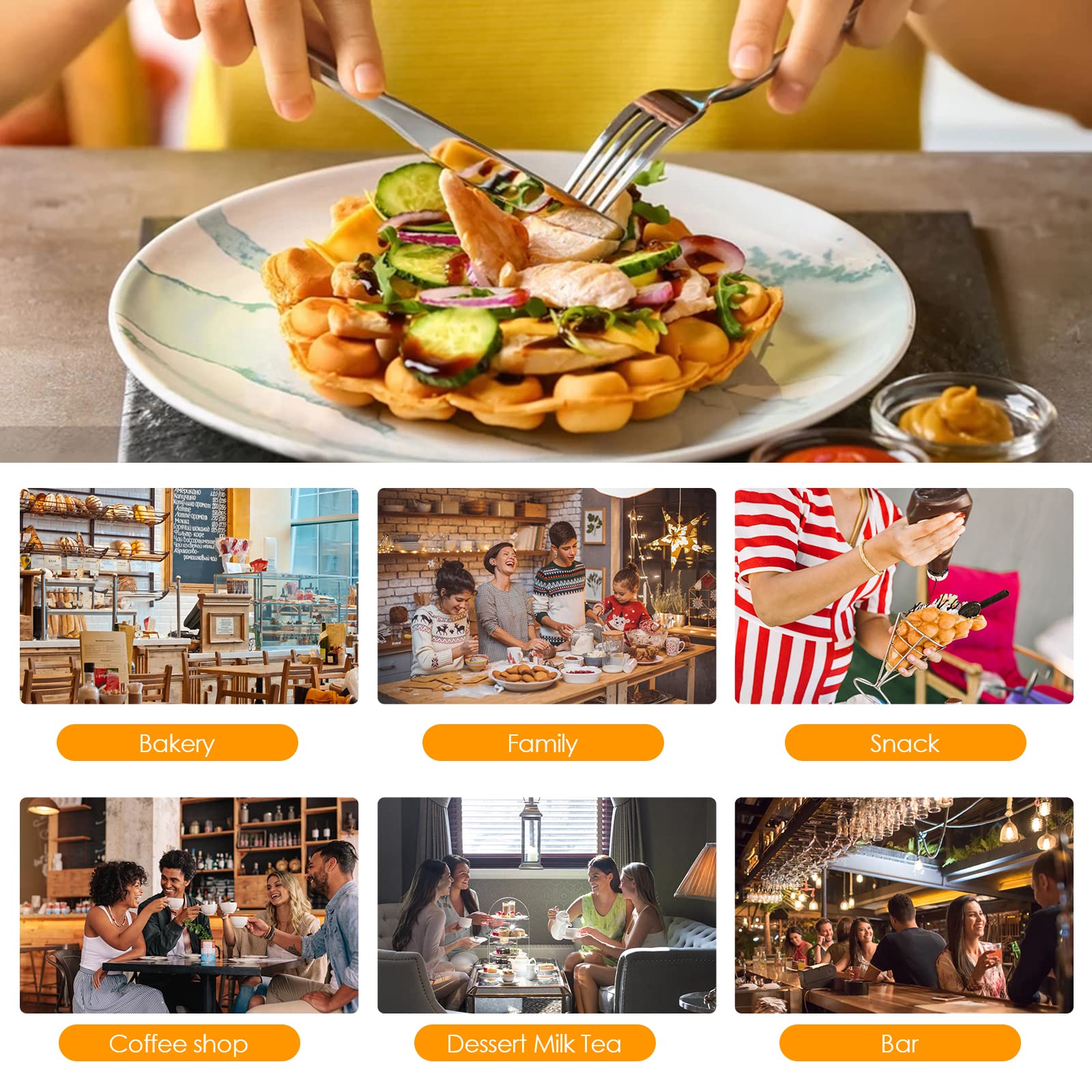 เครื่องทำวาฟเฟิลทรงกรวยแบบไม่ต - Waffle Cone Maker บทวิจารณ์และราคา