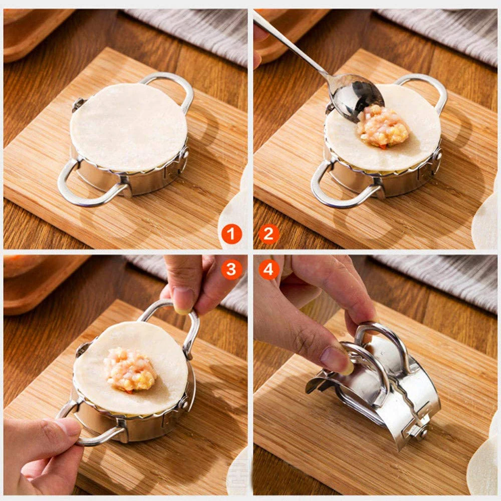 สแตนเลส Dumpling แม่พิมพ์ Dump - Dumpling Press Set บทวิจารณ์และราคา