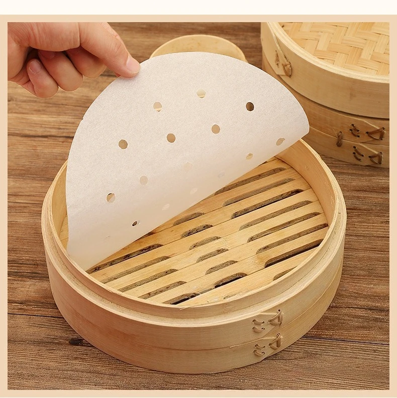 กระดาษรองนึ่งอาหารแบบใช้แล้วทิ - Bao Steamer Bamboo บทวิจารณ์และราคา