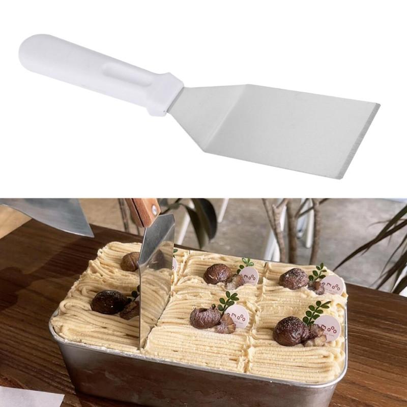 ไม้พายเค้กสแตนเลสพร้อมด้ามจับพ - Okonomiyaki Spatula บทวิจารณ์และราคา