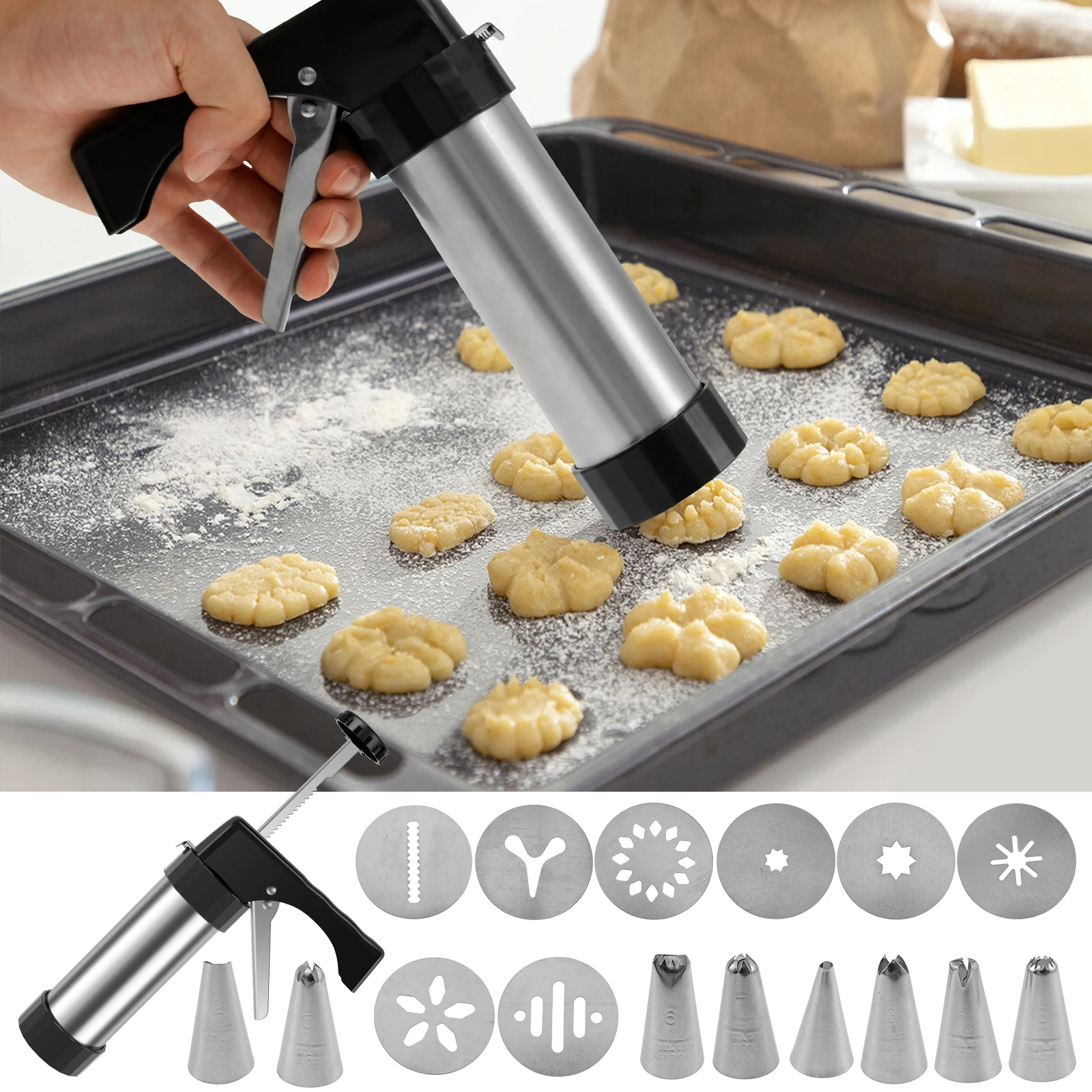 Churro Maker เครื่องสแตนเลส Ch - Churros Maker Gun บทวิจารณ์และราคา