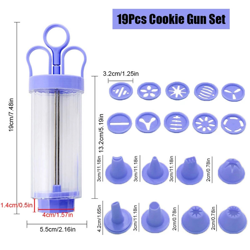 BOZZH DIY คู่มือ Cookie Press  - Churros Maker Gun บทวิจารณ์และราคา